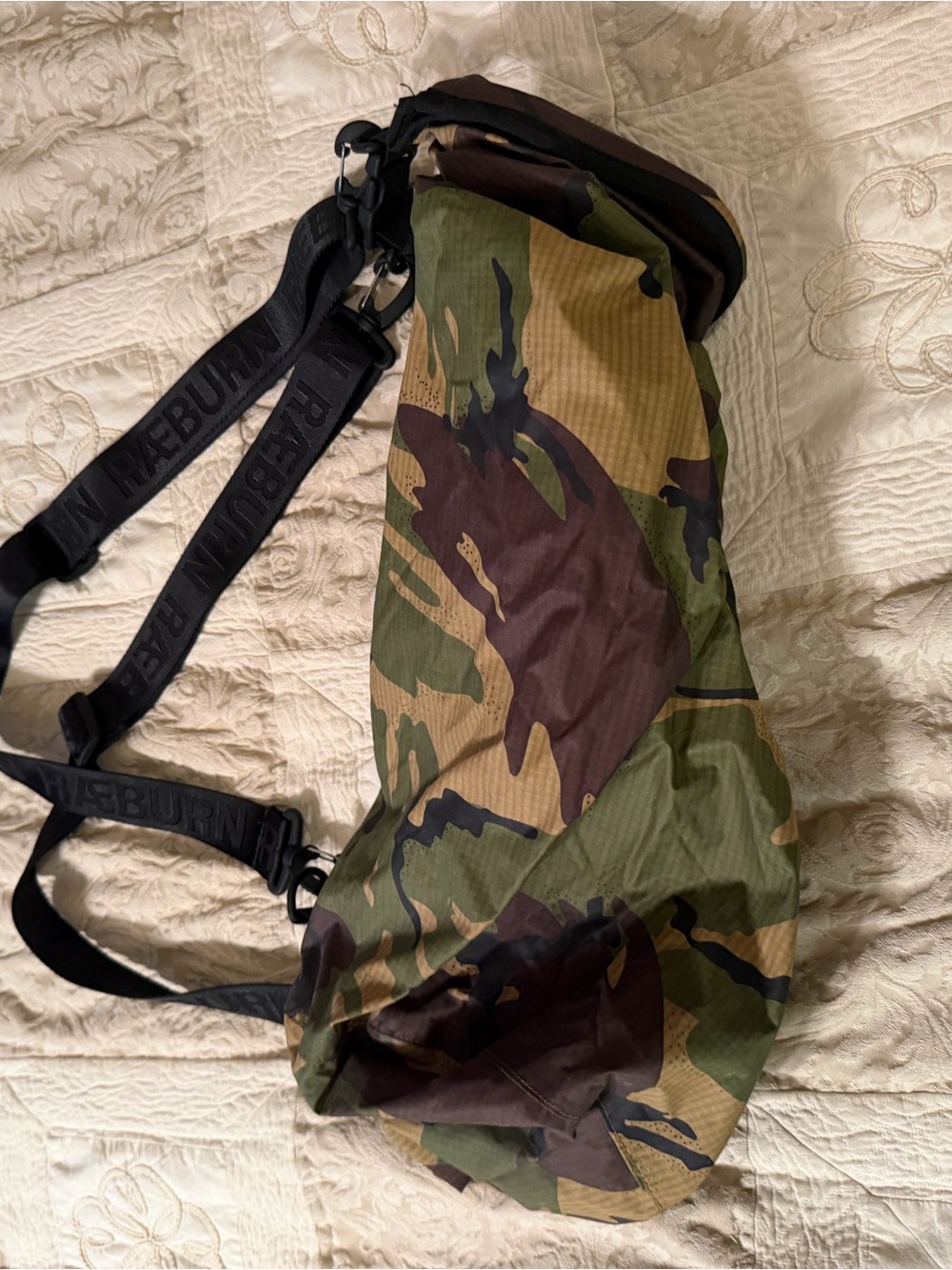 Vans Camouflage Belt Bag in Green and Brown with Black Strap